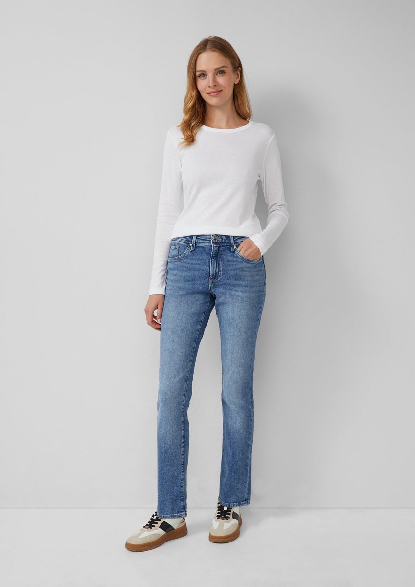Slim Jeans mit mittelhoher Taille für Damen s.Oliver Betsy