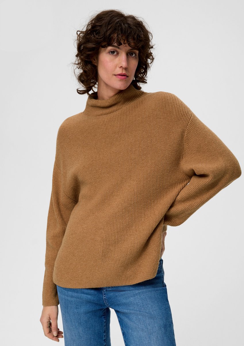 Damen Strickpullover mit Stehkragen s.Oliver