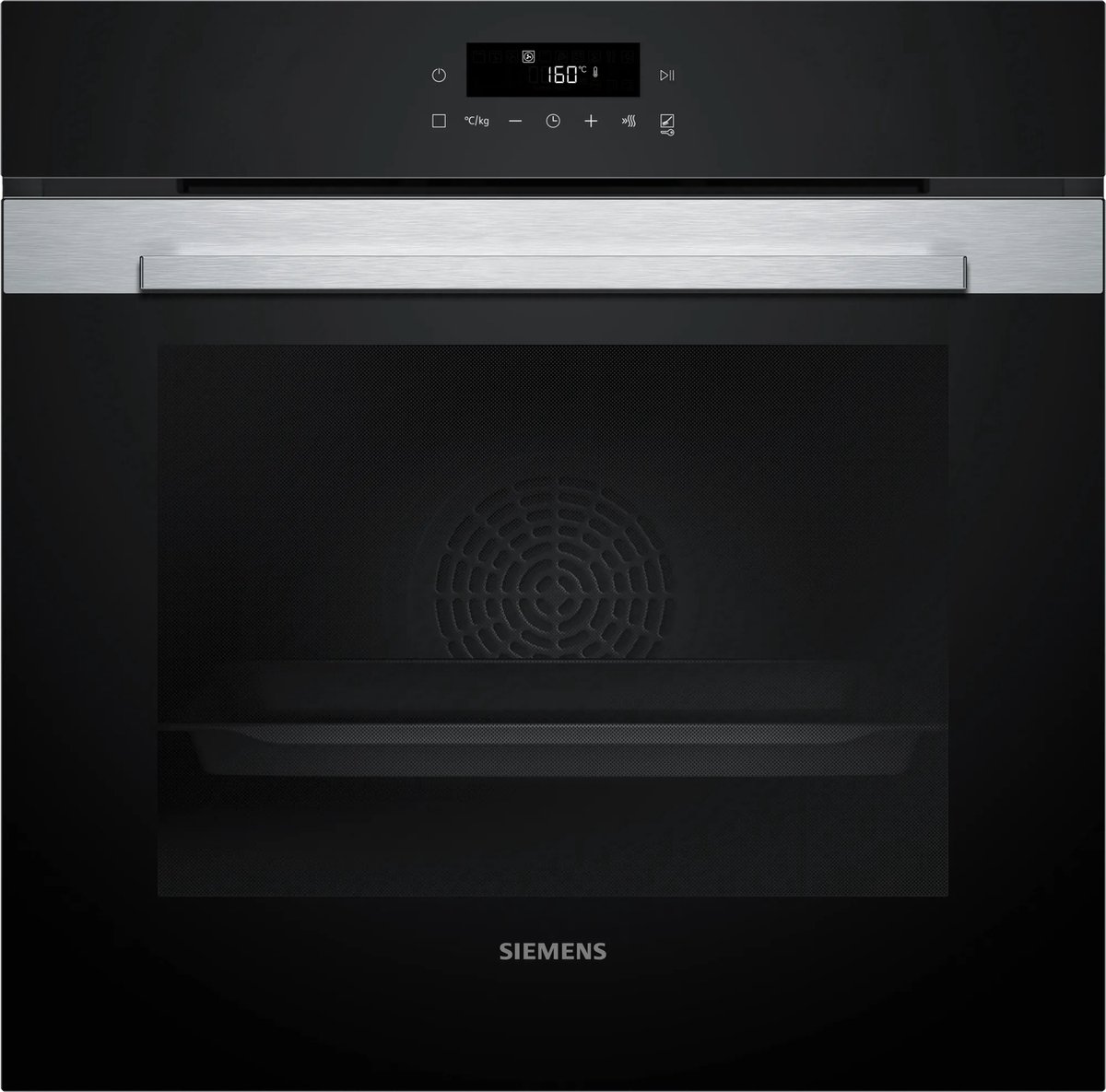 Horno multifunción Siemens HB372AES3, Serie iQ300, 60 x 60 cm, 71 litros, Pirolítico, 7 funciones, 10 programas automáticos, AirFry,...