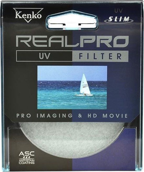 Kenko Realpro MC UV Filter - 62mm - Bloquea la luz UV - Revestimiento ASC