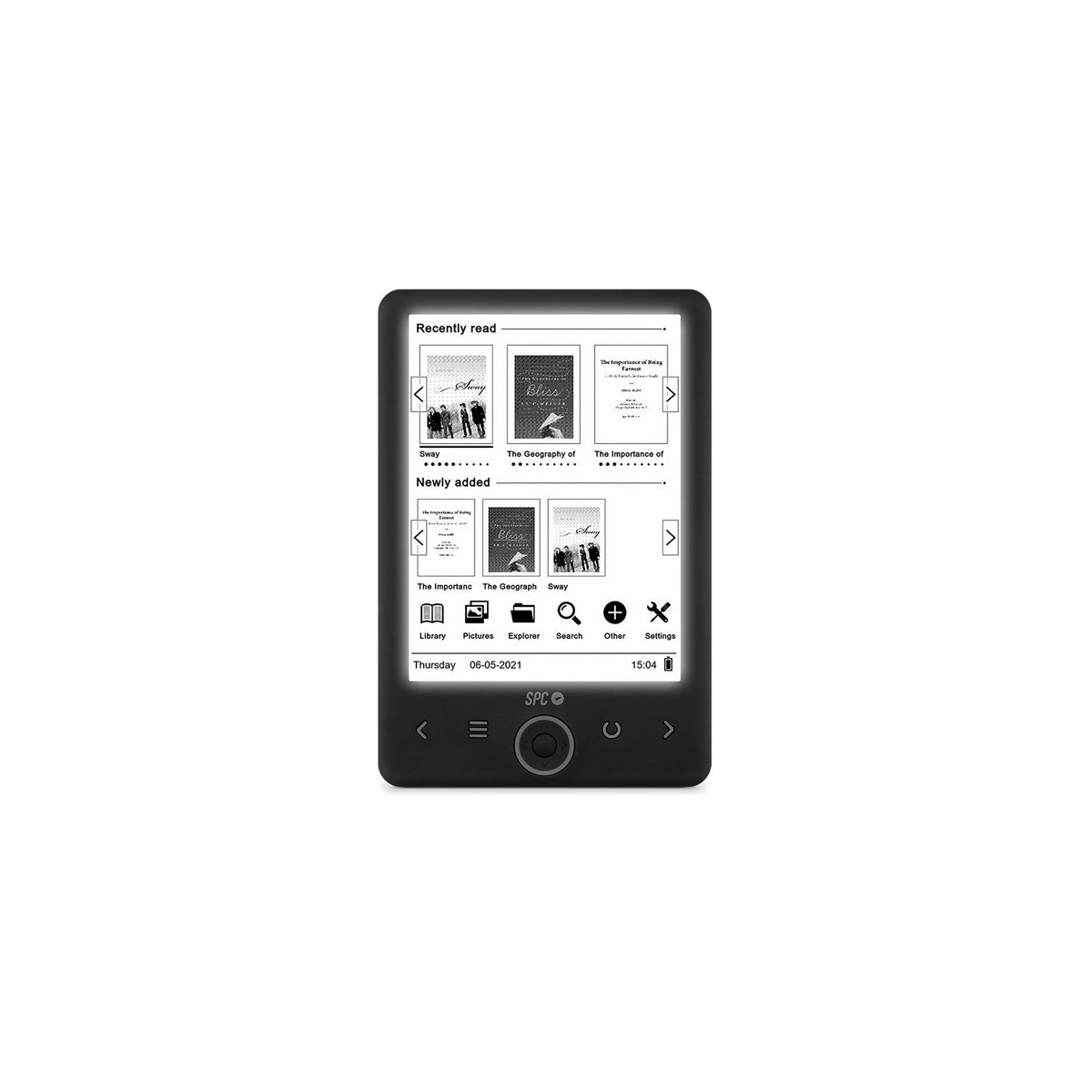 Libro electrónico E-Book Spc 5613N DICKENS LIGHT 2 6 8GB