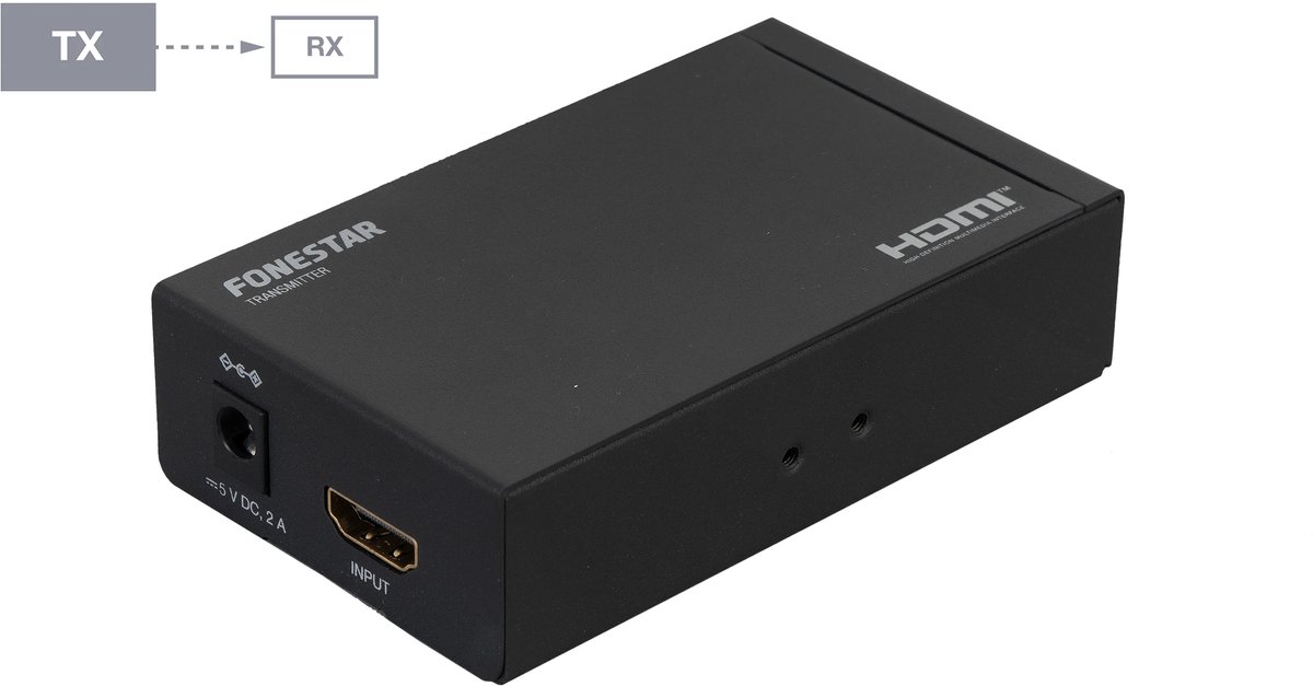 Transmisor extensión-distribuidor HDMI por cable Cat 6 Fonestar FO-473-TX