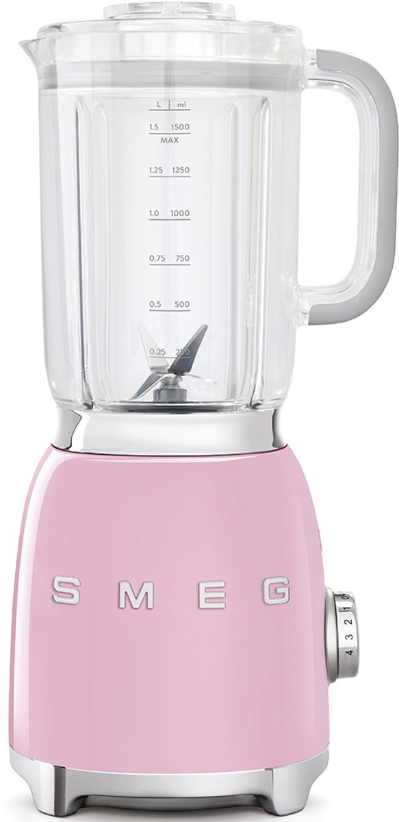 Batidora de vaso Smeg BLF01PKEU 800W 1,5 litros rosa