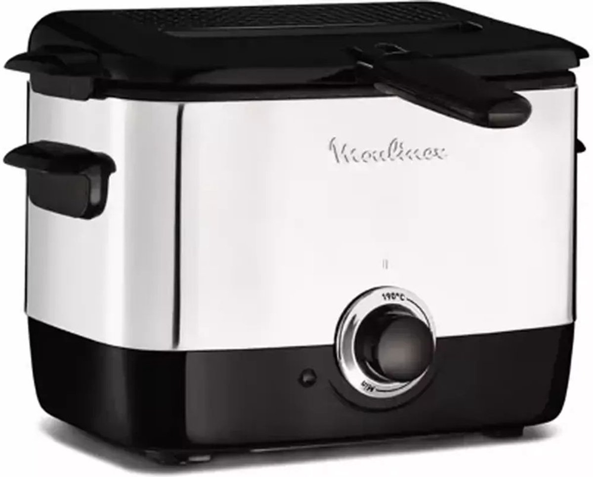 Freidora de aceite Moulinex AF220010, Minifrito, 1 litro, 1000W, inox