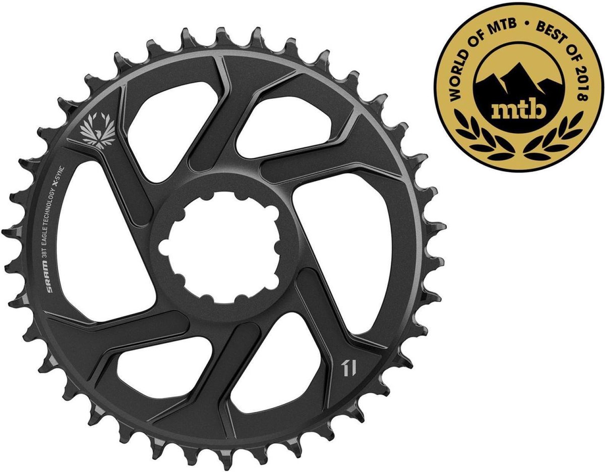 Plato SRAM Eagle X-Sync Eagle 34D DM Boost 3mm Offset 12v negro