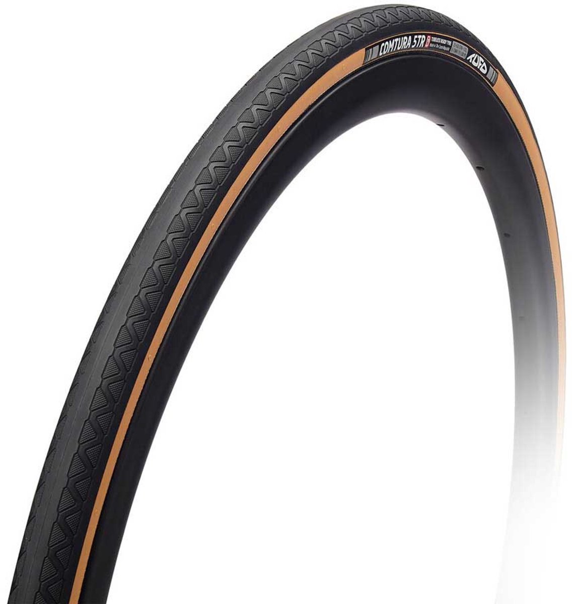 Cubierta TUFO Comtura 5 TR 700x25C negro marrón