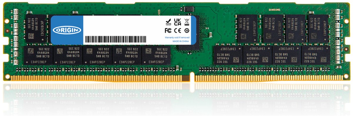 Origin Storage 8GB DDR4 2666MHz RDIMM 1Rx8 ECC 1.2V