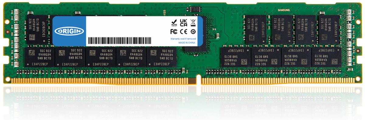 Origin Storage 8GB DDR4 2666MHz RDIMM 1Rx8 ECC 1.2V