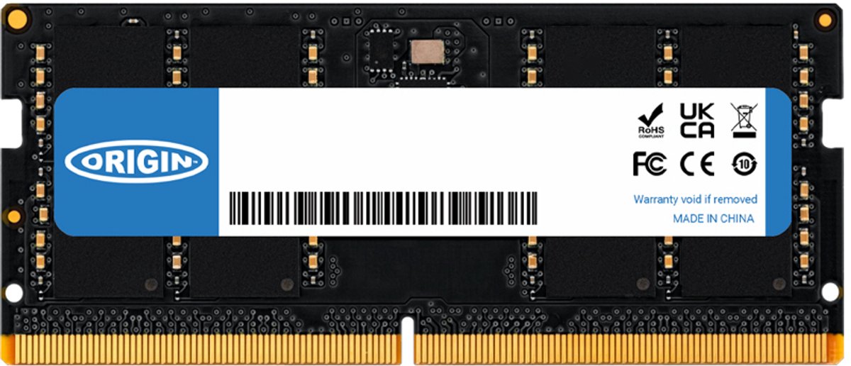 Origin Storage 64GB (2x 32GB) DDR5 5600MHz SODIMM 2Rx8 Non-ECC 1.1V