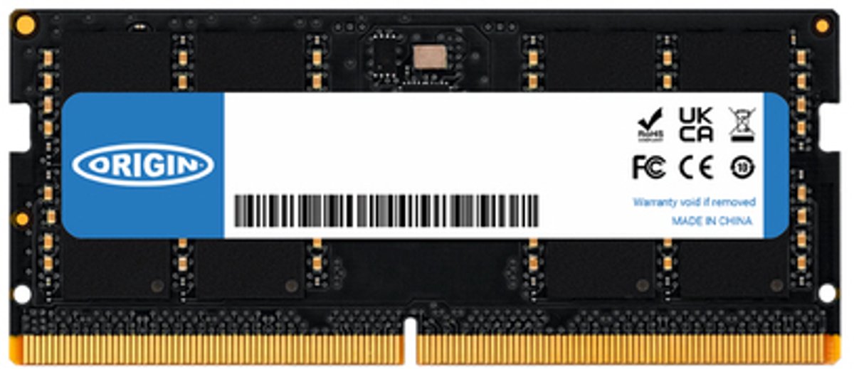 Origin Storage 32GB DDR5 5600MHz SODIMM 2Rx8 Non-ECC 1.1V