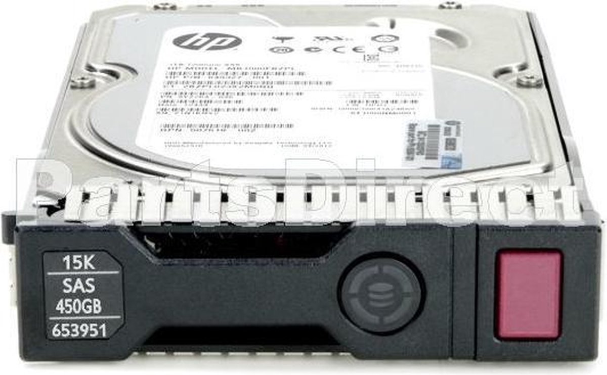 HPE 653951-001 internal hard drive 450 GB 15000 RPM 3.5" SAS