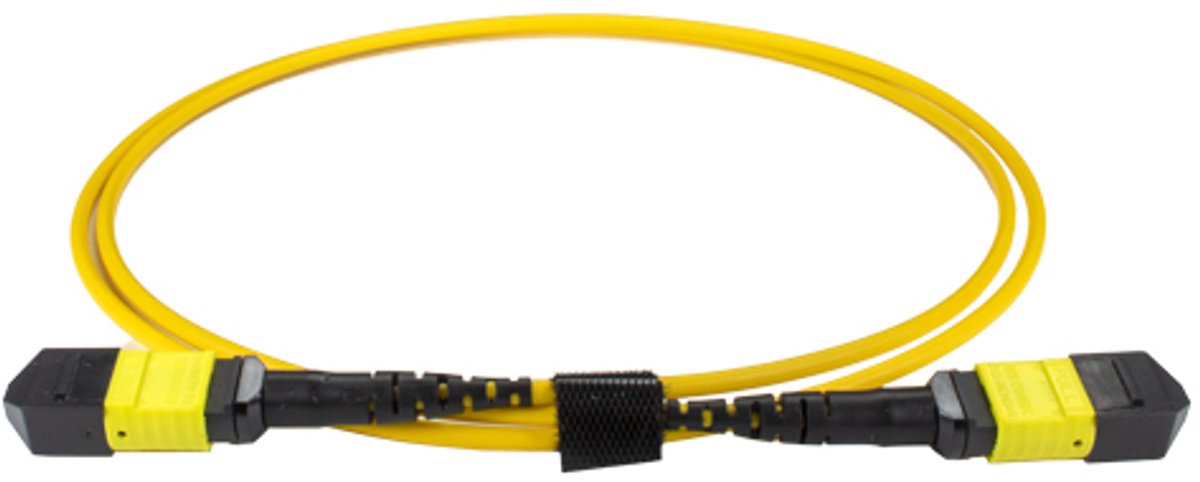Cablenet 10m OS2 MPO (F) to MPO (F) Female 12F Yellow Trunk Cable Meth