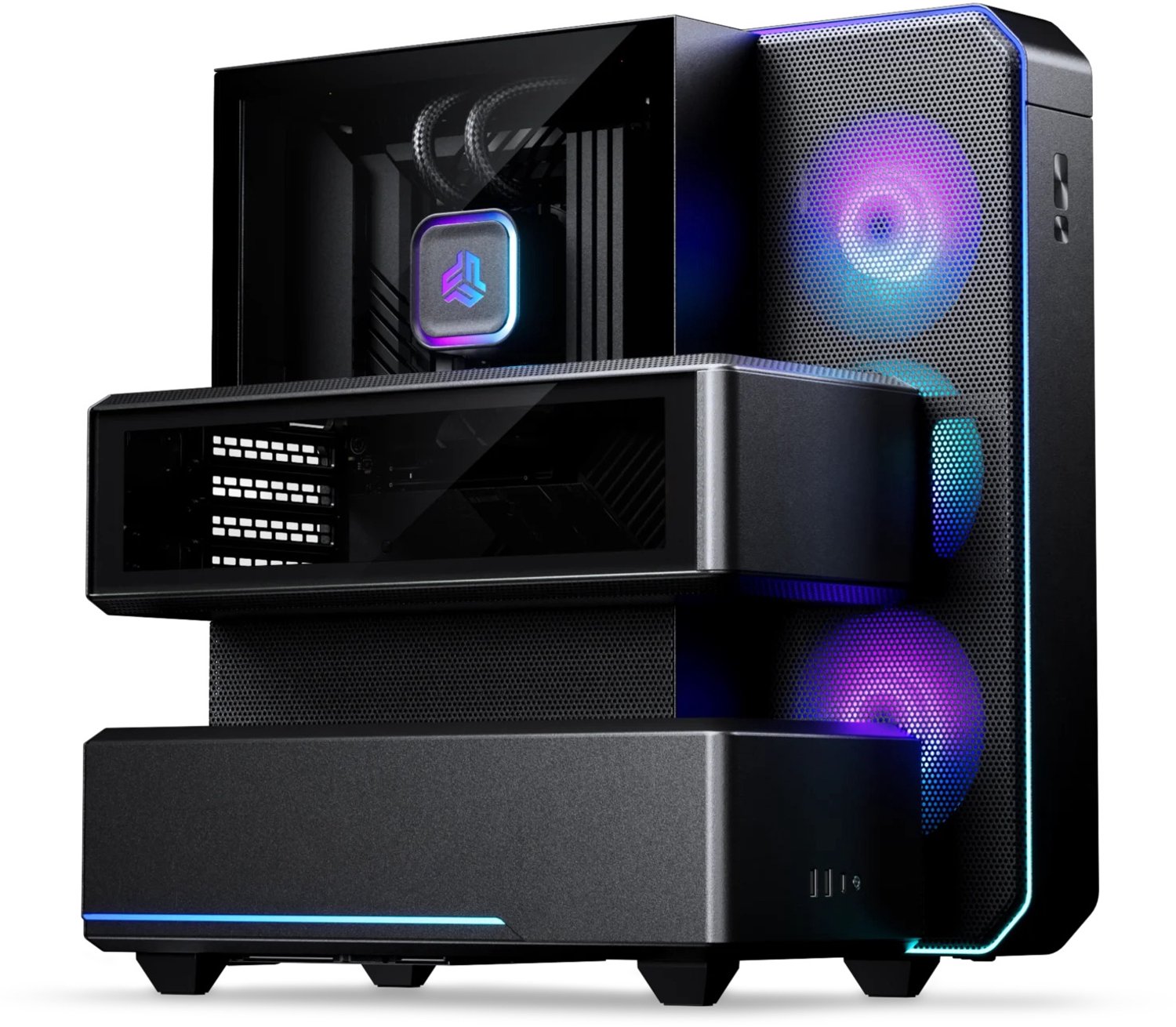 Phanteks EX5 PLUS High Airflow ATX Chamber Case with 360 AIO - Satin