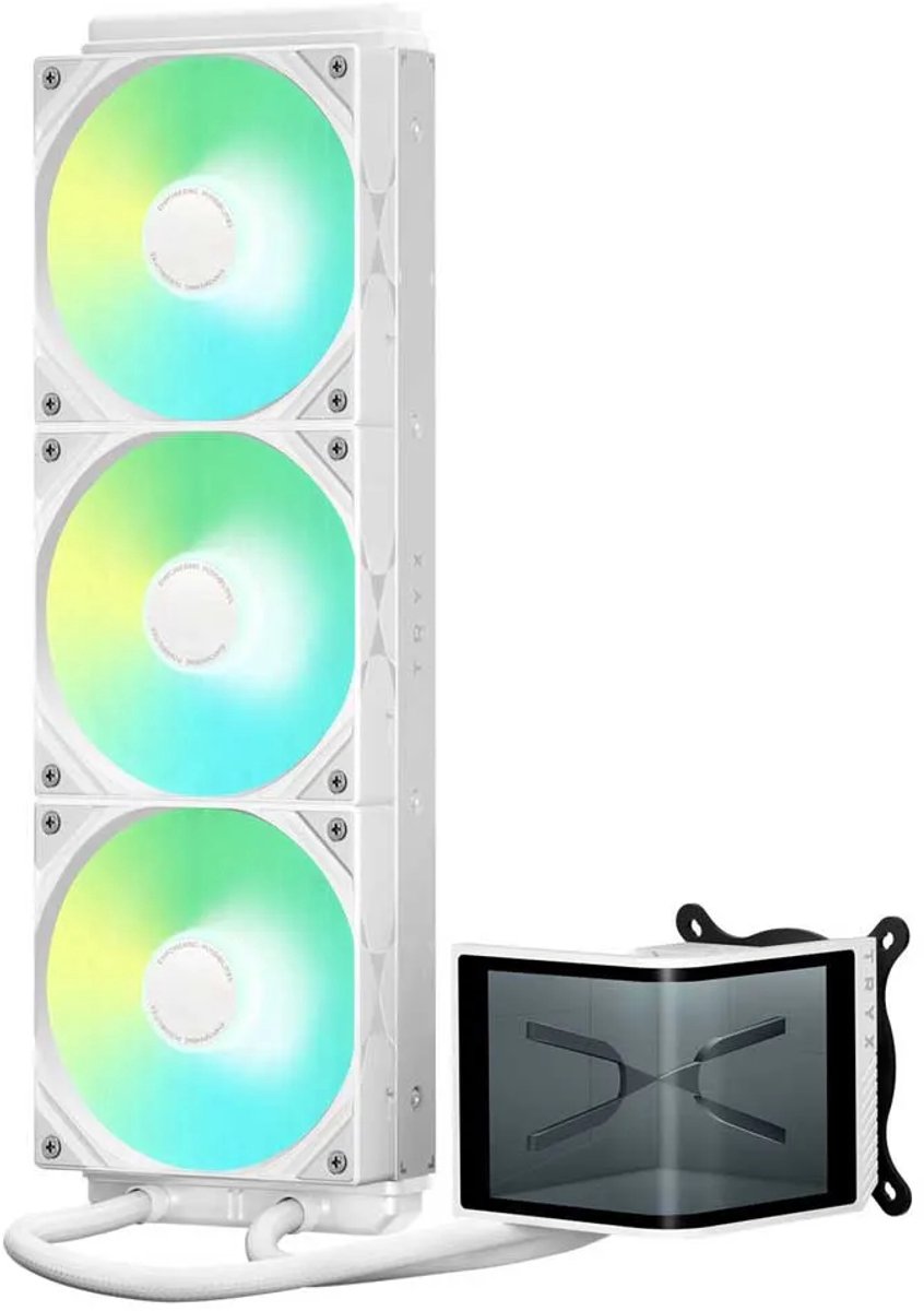 TRYX Panorama SE ARGB 360 Processor All-in-one liquid cooler 12 cm Whi