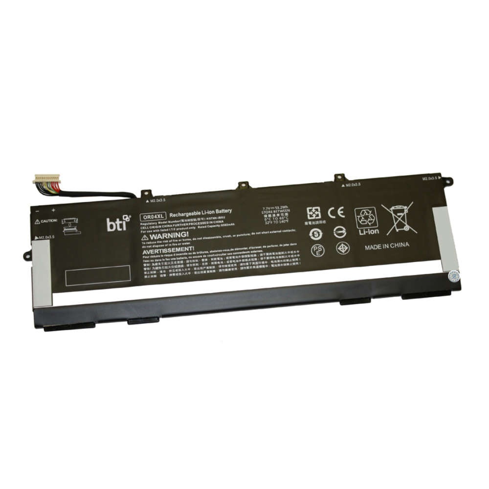 BTI OR04053XL compatible 53.2Wh 4-cell battery for HP ZHAN X 13 G2 Eli