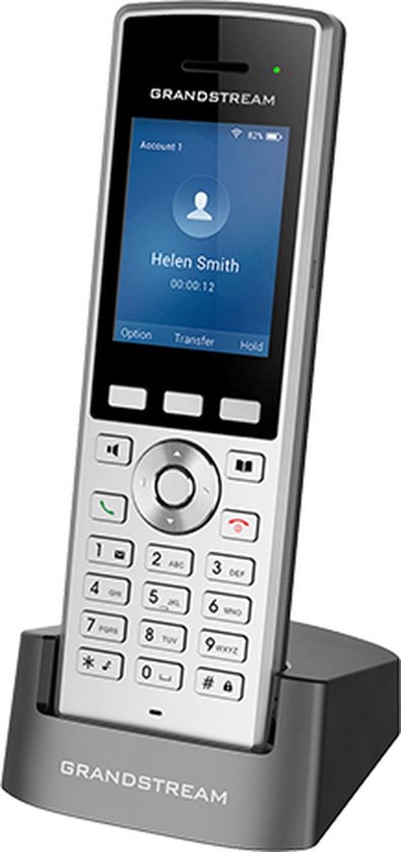 Grandstream Networks WP822 IP phone Black. Silver 2 lines LCD Wi-Fi