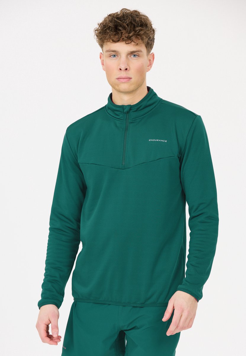 Endurance Ledger Waffle Melange Midlayer T. XL Vert Homme