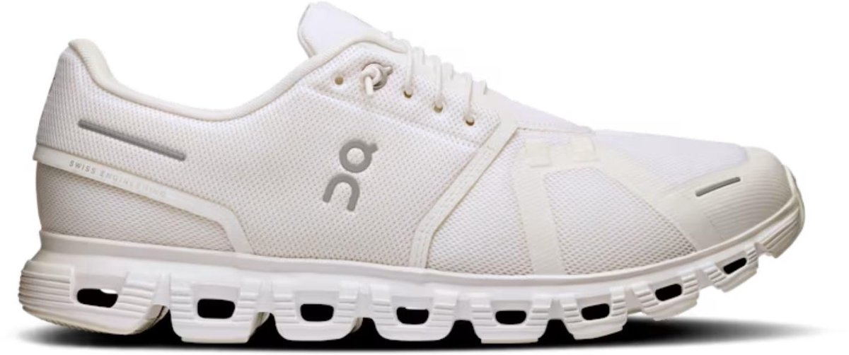 On Cloud 6 Chaussures de Course Femme T.39 Blanches – Légères, Confortables & Polyvalentes pour Tous les Terrains de Course