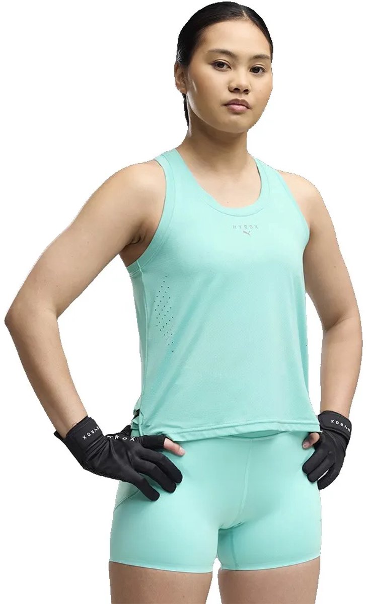 PUMA Pwrmode Tank HYROX T. XS Vert Femme