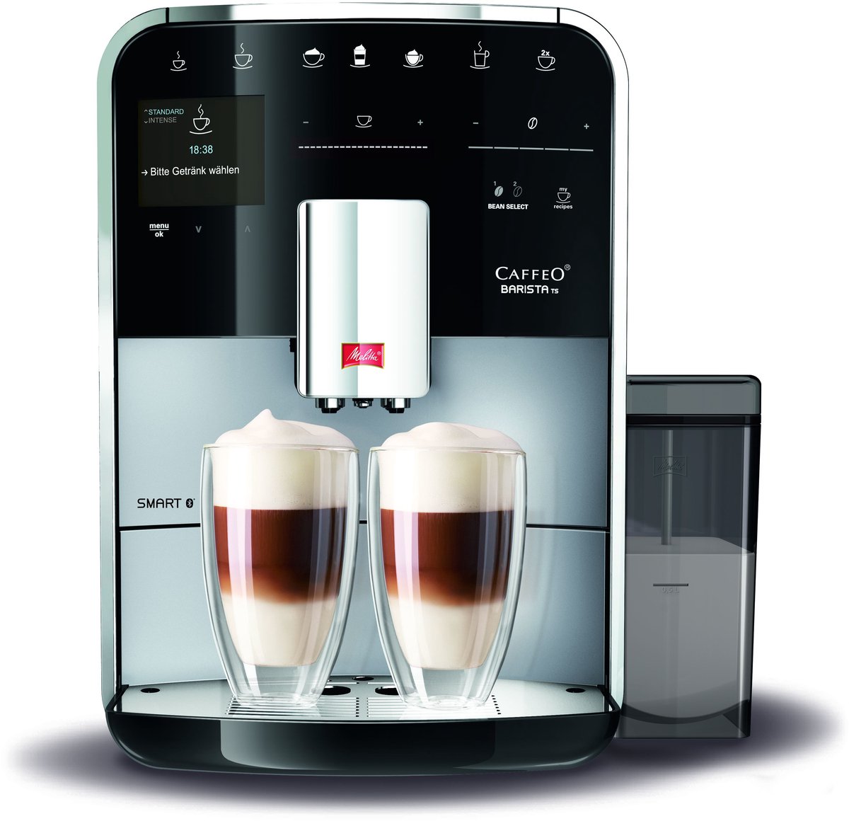 Melitta Barista TS Smart F85/0-101 Helautomatisk kaffemaskin bönor - Silver