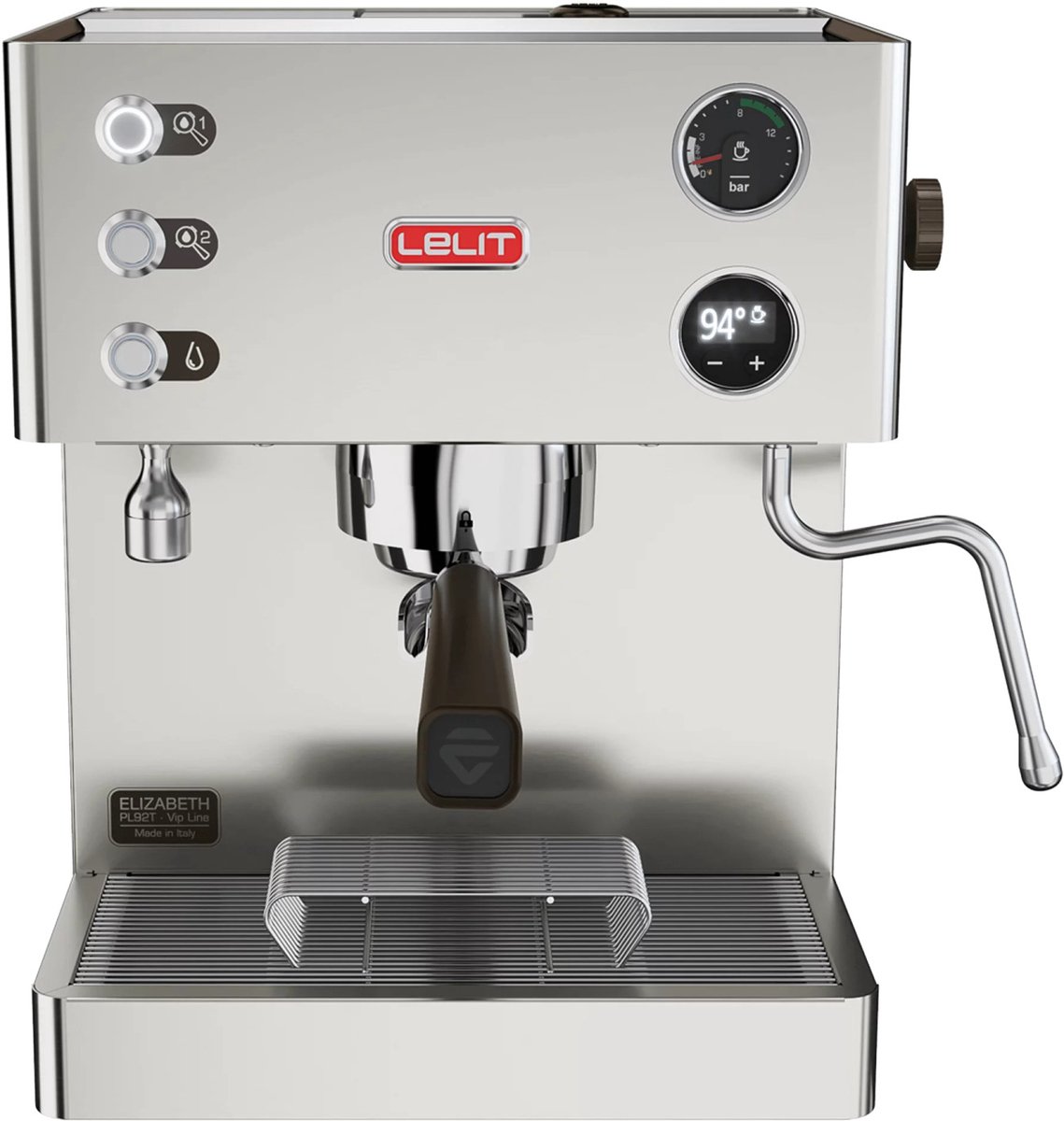 Lelit Elizabeth PL92T Espressomaskin - Rostfritt stål