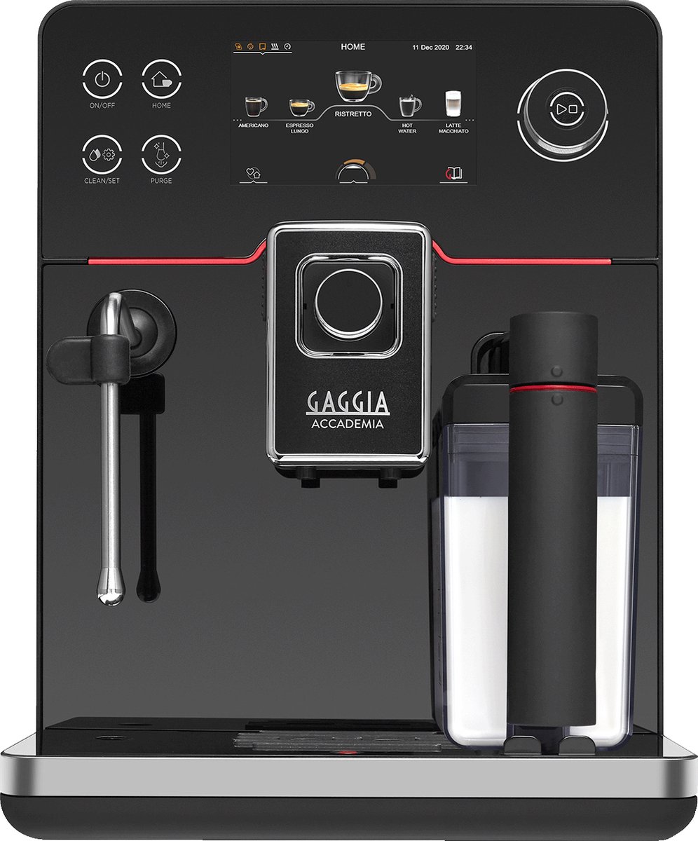Gaggia Accademia RI9781/01 Helautomatisk kaffemaskin med bönor - Svart