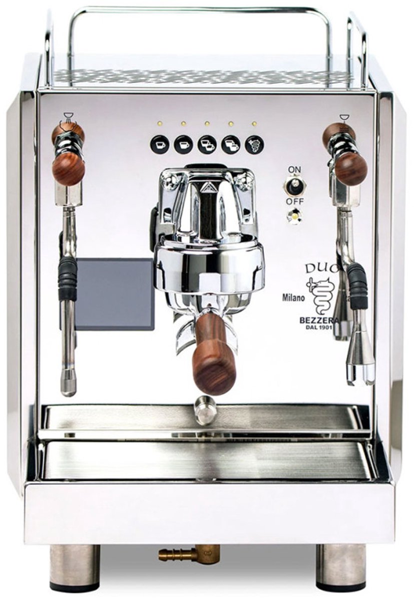 Bezzera DUO DE 3 PID Espressomaskin, halvprofessionell - Rostfritt stål