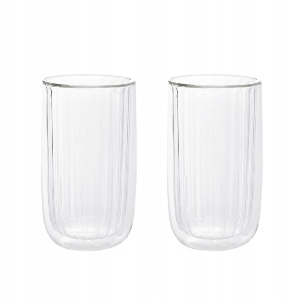 Dubbelväggiga glas Homla CEMBRA GROOVE, 2 x 350 ml