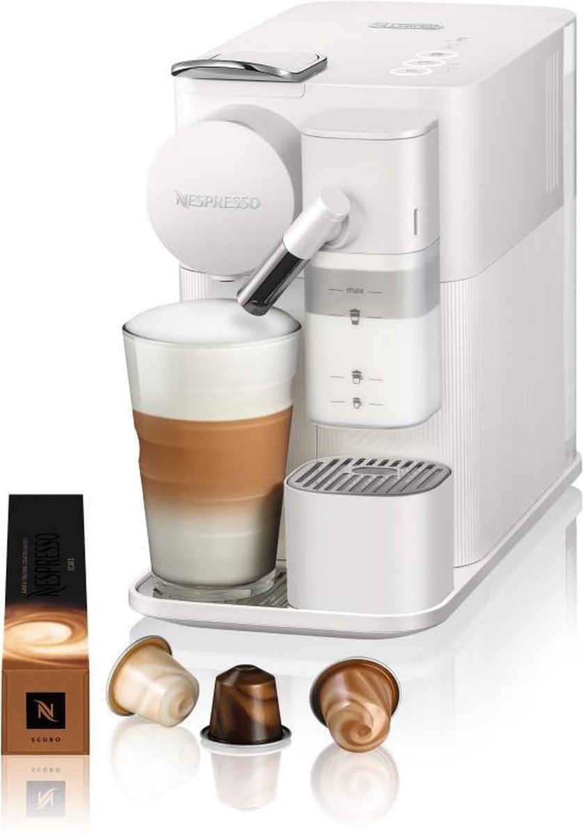 Nespresso Lattissima One EN510.W Maskin mde kapslar från DeLonghi - Vit
