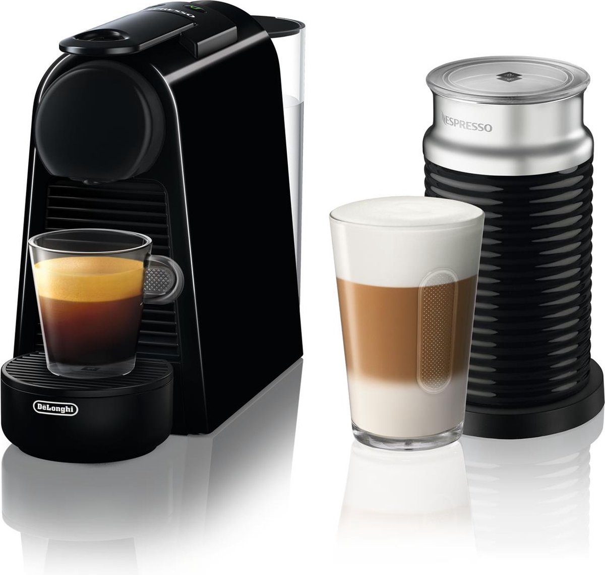 Nespresso Essenza Mini EN85.BAE Maskin med kapslar från DeLonghi - Svart