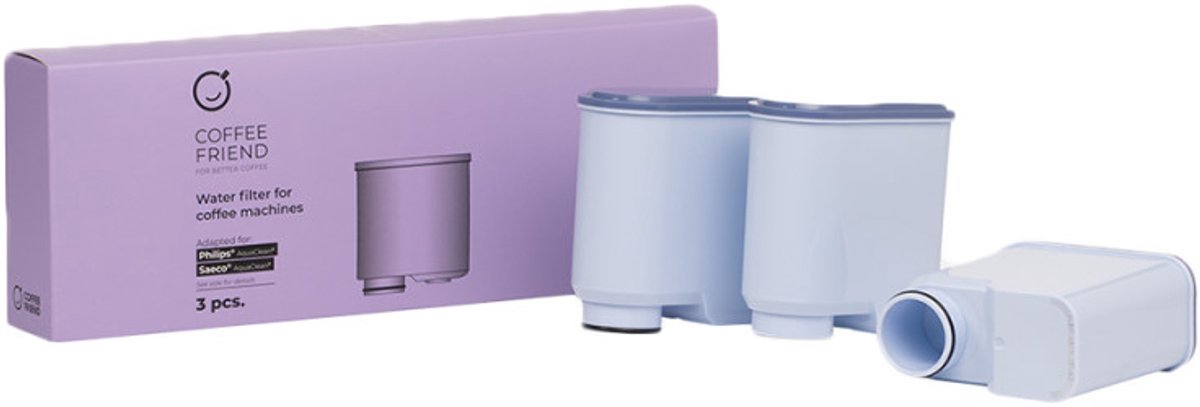 Set med 3 Coffee Friend vattenfilter för kaffemaskiner från Philips och Saeco med AquaClean-system (CA6903/10)