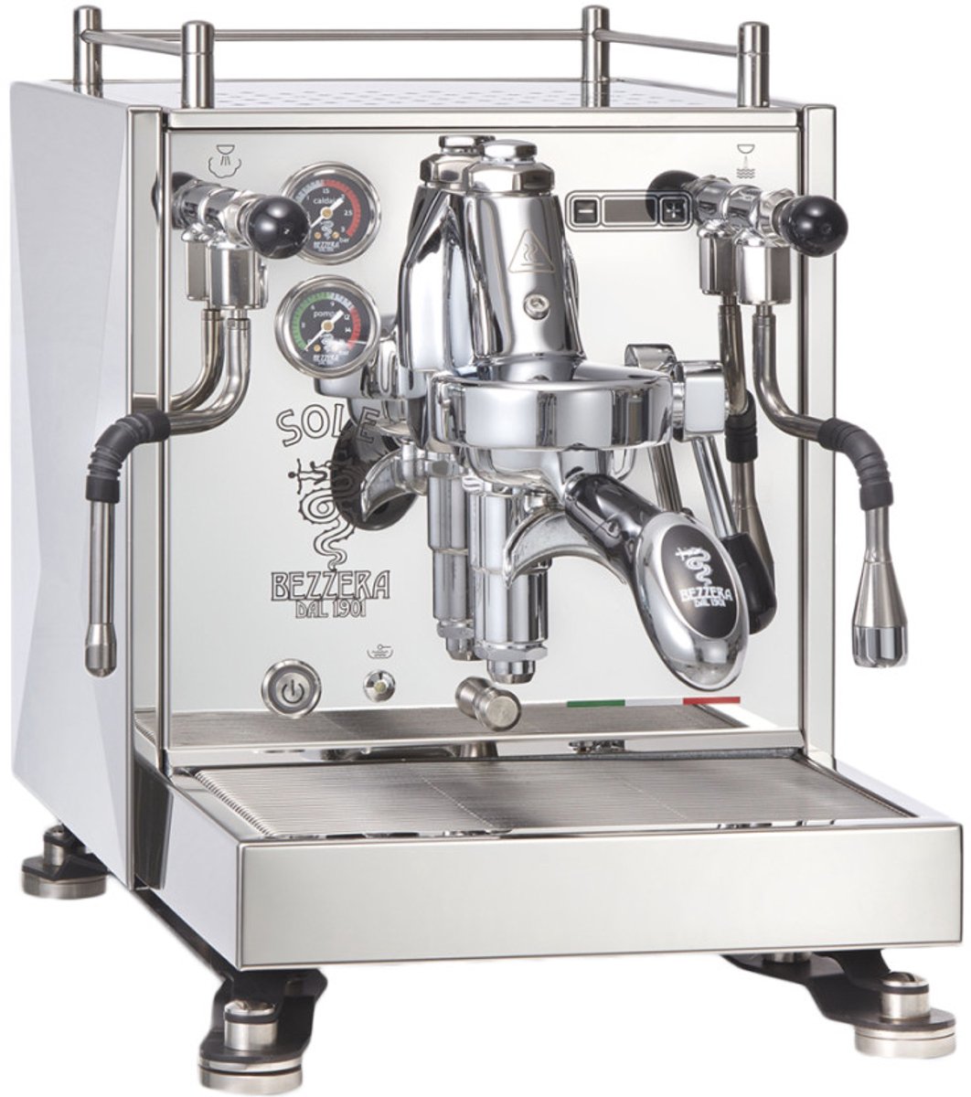 Bezzera SOLE INOX Espressomaskin, semi-professionell – Rostfritt stål