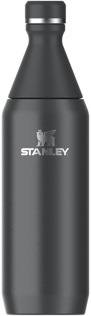 Vattenflaska Stanley The All Day Slim Black gloss, 600 ml