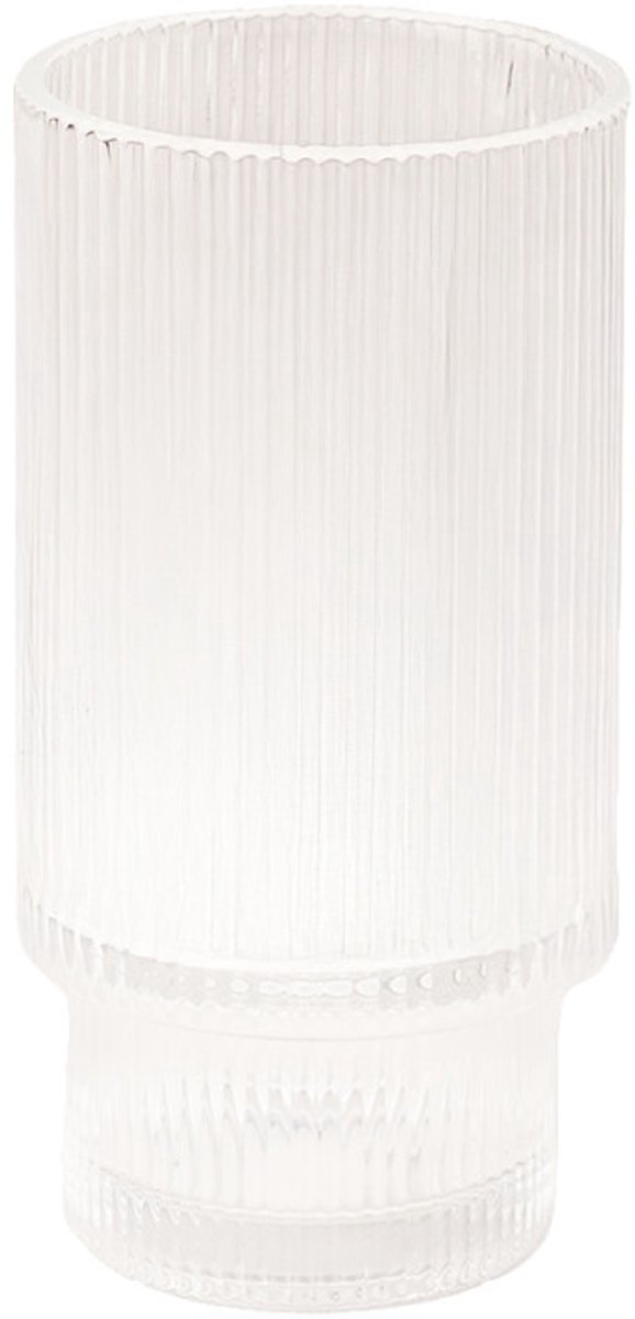 Räfflad latteglas CHiATO, 320 ml