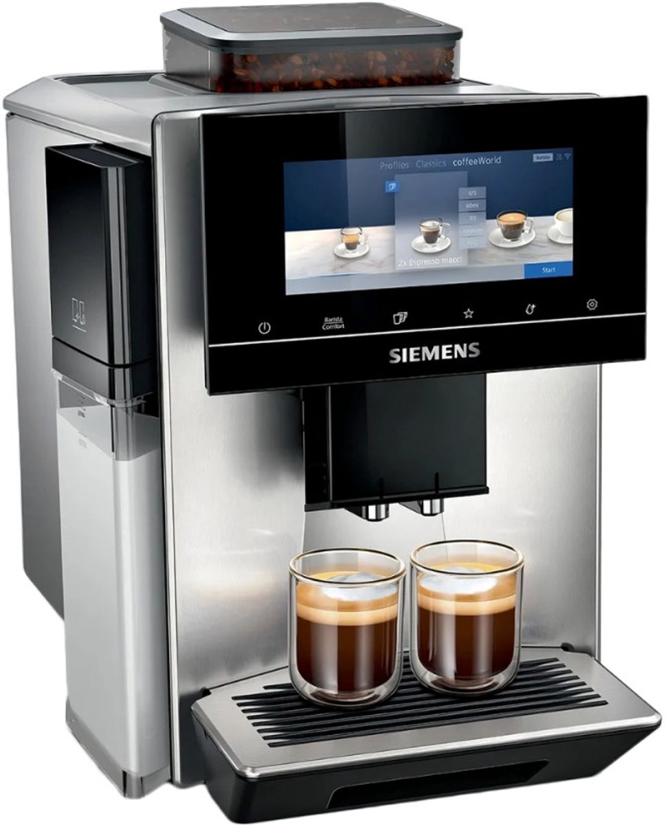 Siemens EQ900 plus TQ903RZ3 Helautomatisk kaffemaskin – Rostfritt stål