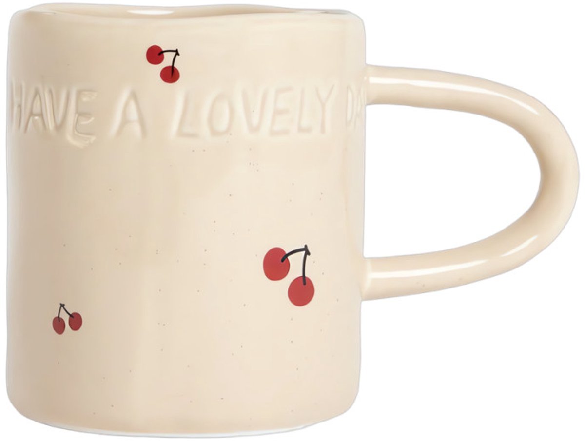 Homla ISERNIA Beige mugg, 400 ml