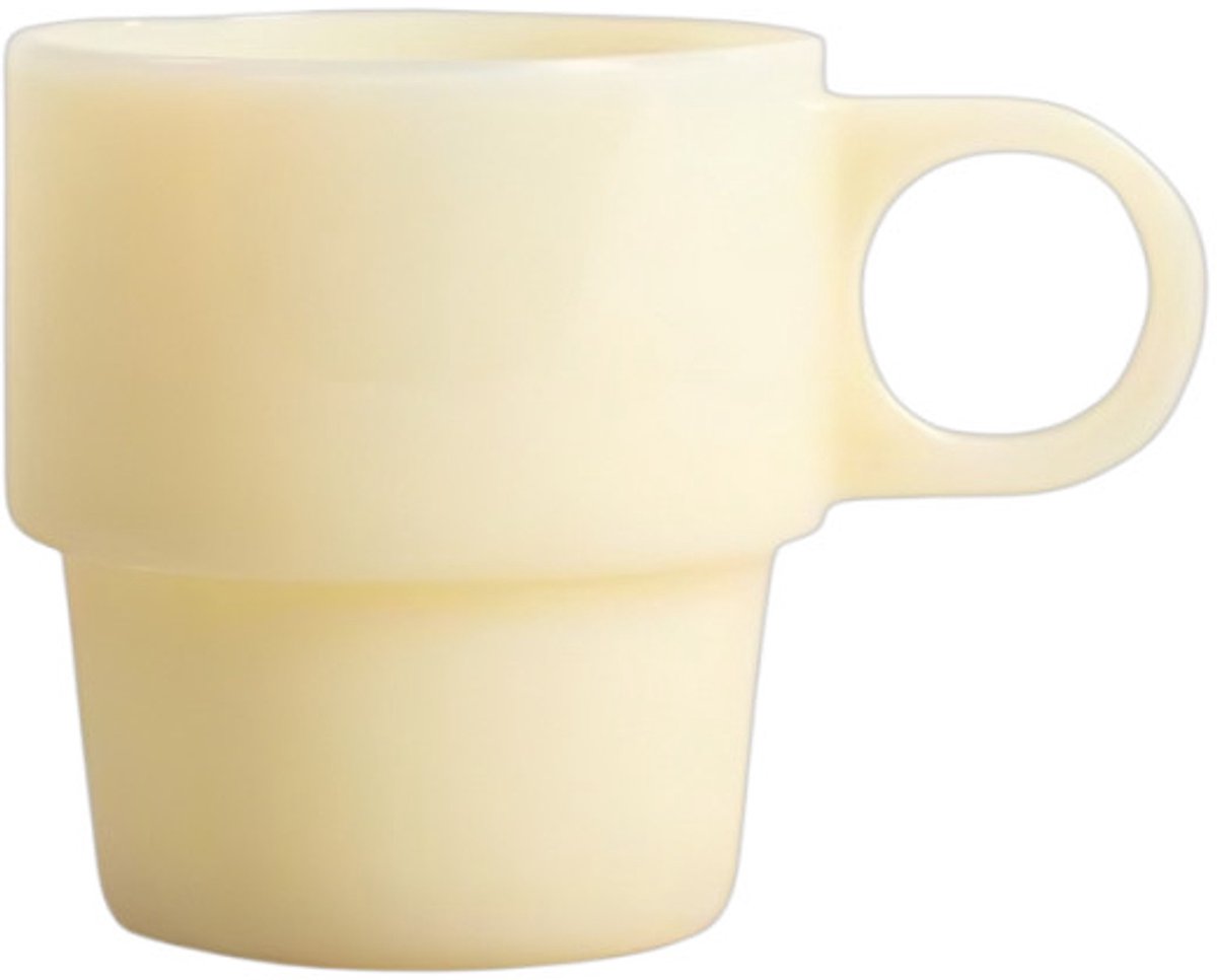 Homla PALLORA Yellow glas med handtag, 250 ml