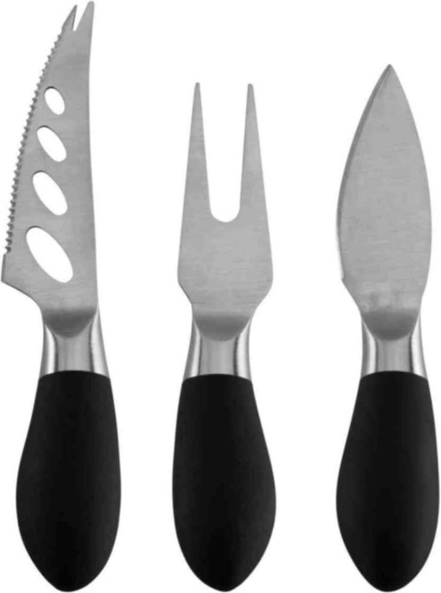 Asa Selection Mio Black set med 3 ostknivar