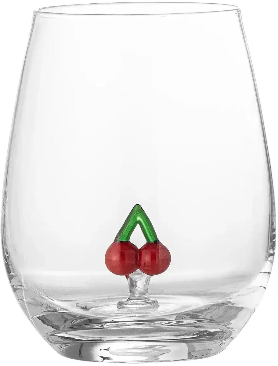 Bloomingville Misa Clear Cherry Glas, 560 ml