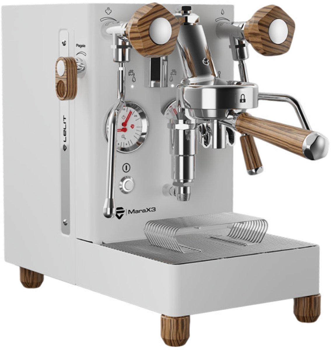 Lelit MaraX3 espressomaskin – vit