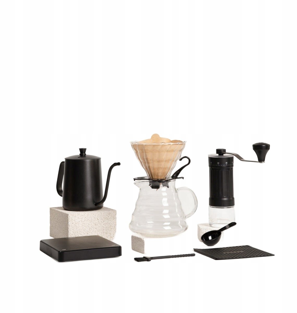 Homla KAVERA tillbehörsset för pour-over kaffe, 9 delar.