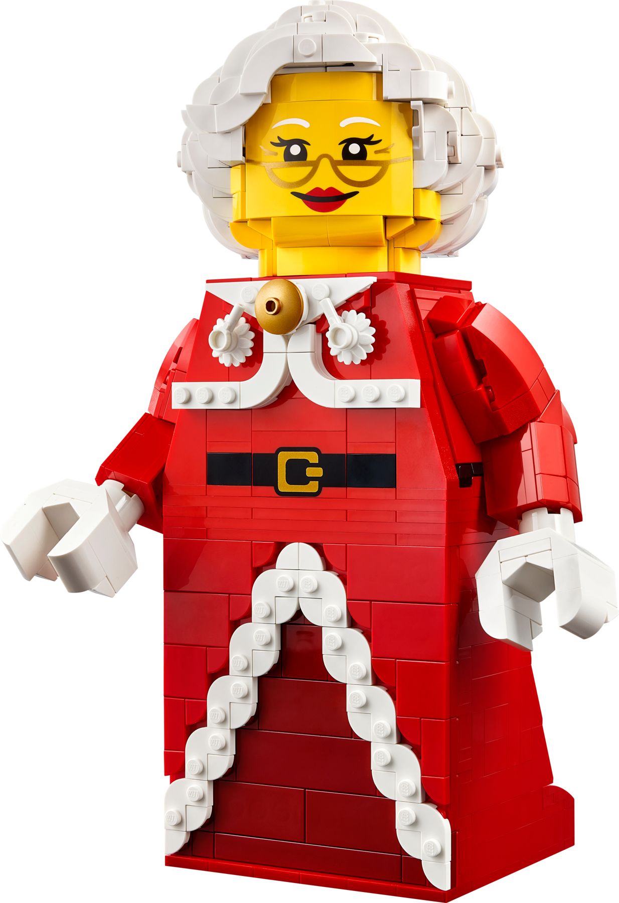 Große Frau Weihnachtsmann-Minifigur