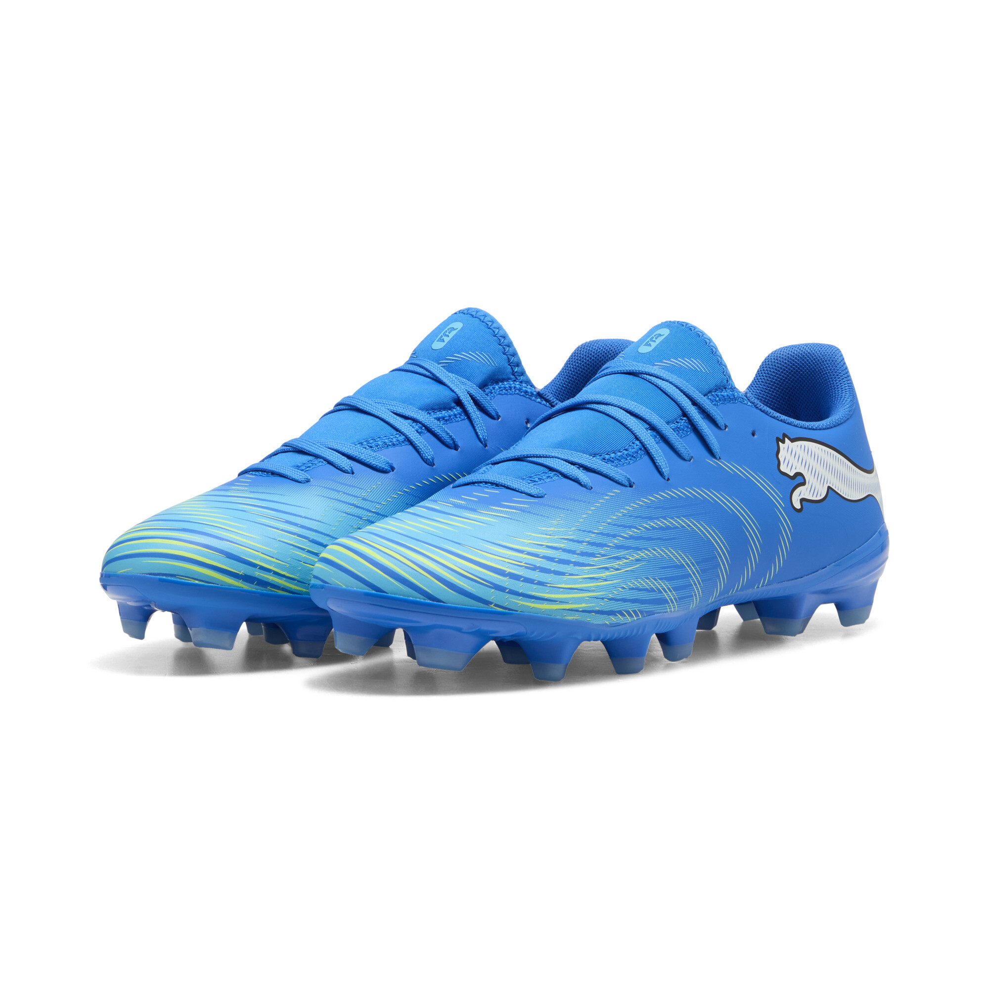 PUMA FUTURE 9 PLAY FG/AG Fußballschuhe Unisex, Accessoires, Blau, 45