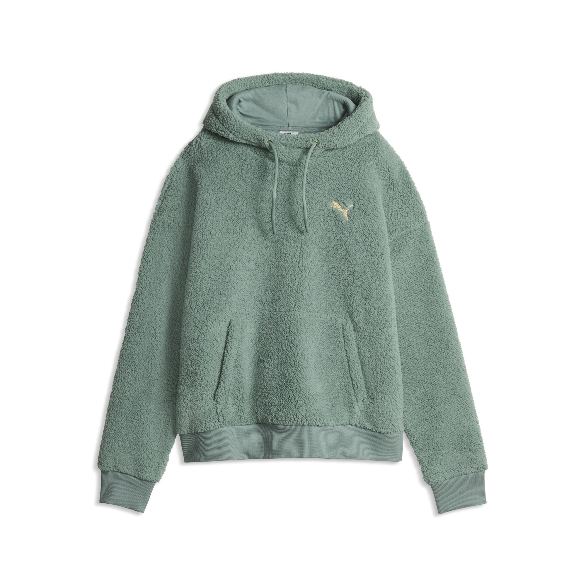 PUMA Sherpa Relaxed Sweatshirt Damen, Kleidung, Grün, XL