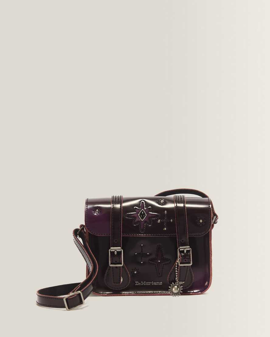 Dr. Martens Wmg Arcadia Leder Umhängetasche (18 Cm) in Violett