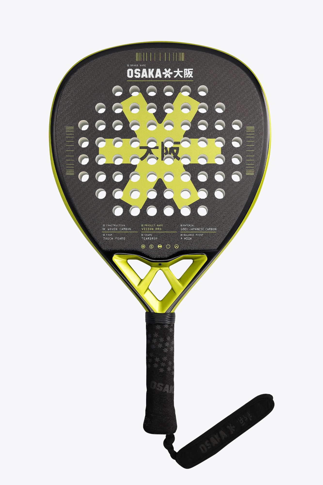 Osaka - Vision Pro Padelschläger - Tropfenform