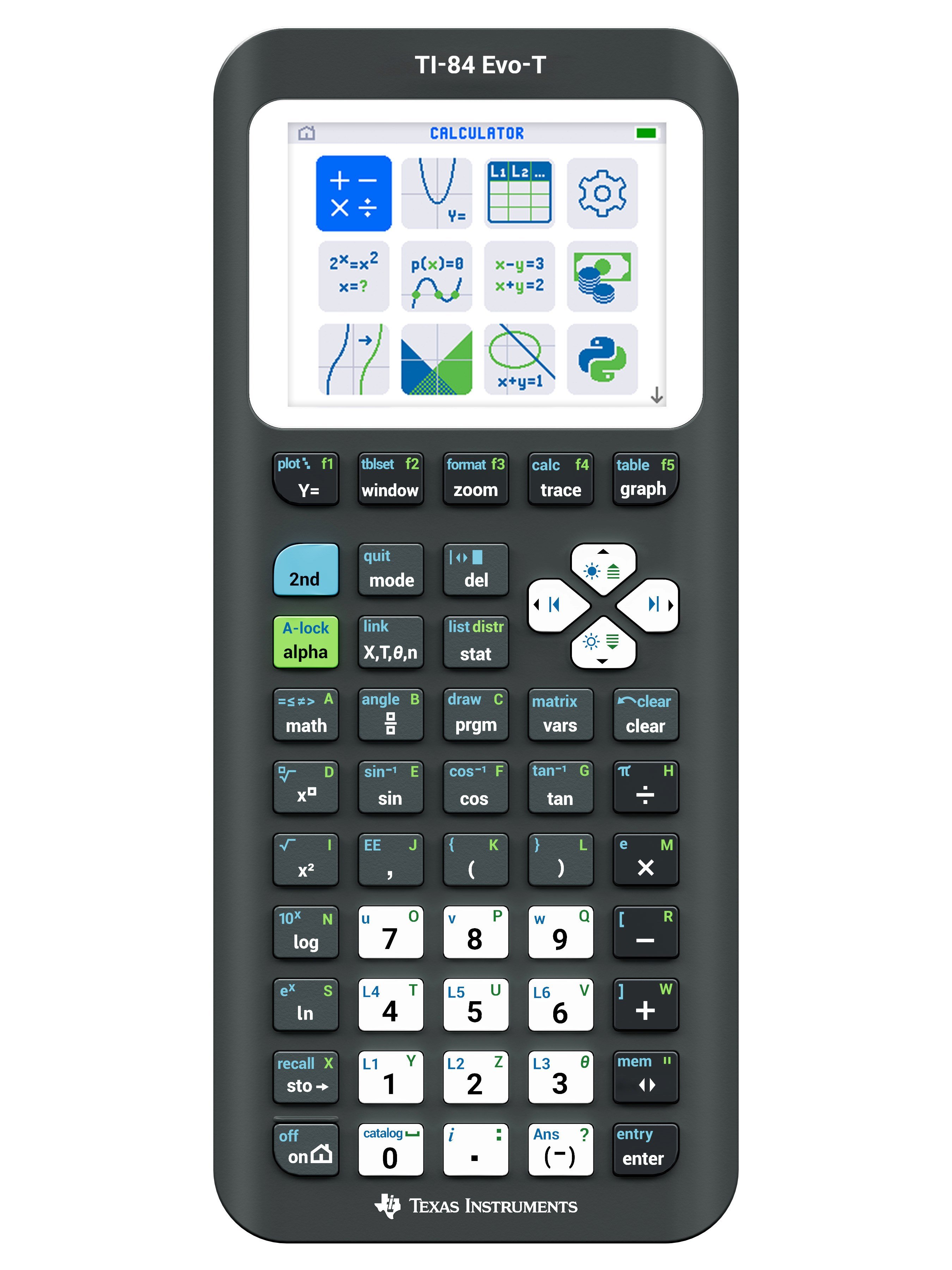 Texas Instruments - TI-84 Evo-T Graphing calculator