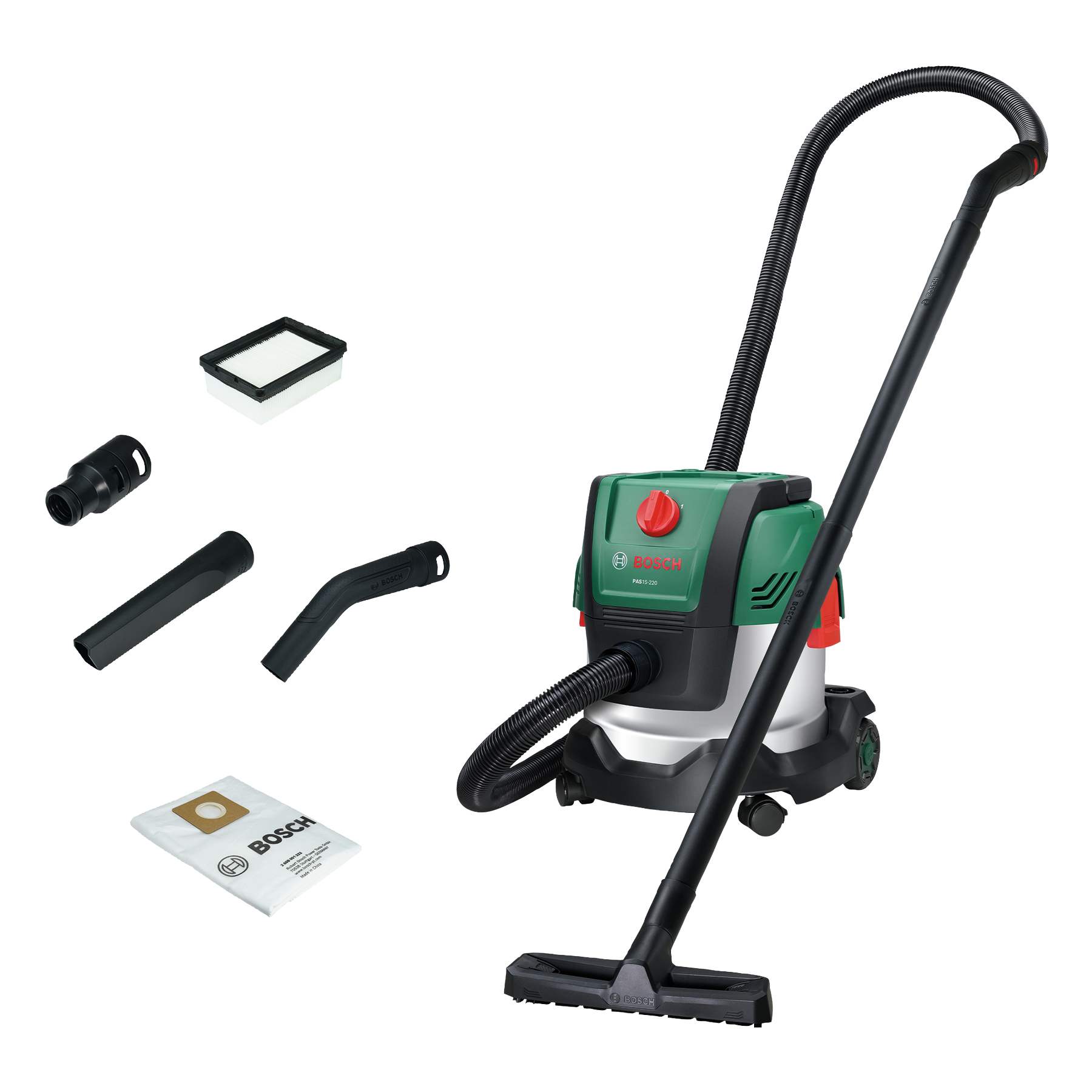 Bosch DIY - PAS 15-220 Nass- und Trockensauger 15 L – 1200 W