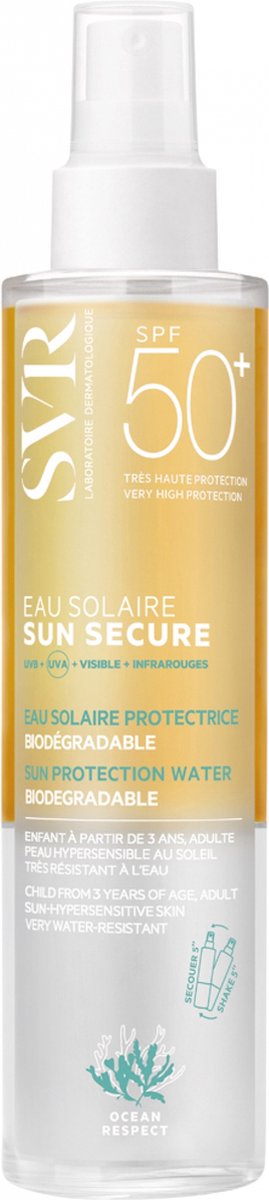 Sun Secure Sun Water SPF50+, biologisch abbaubar, 200 ml, Svr