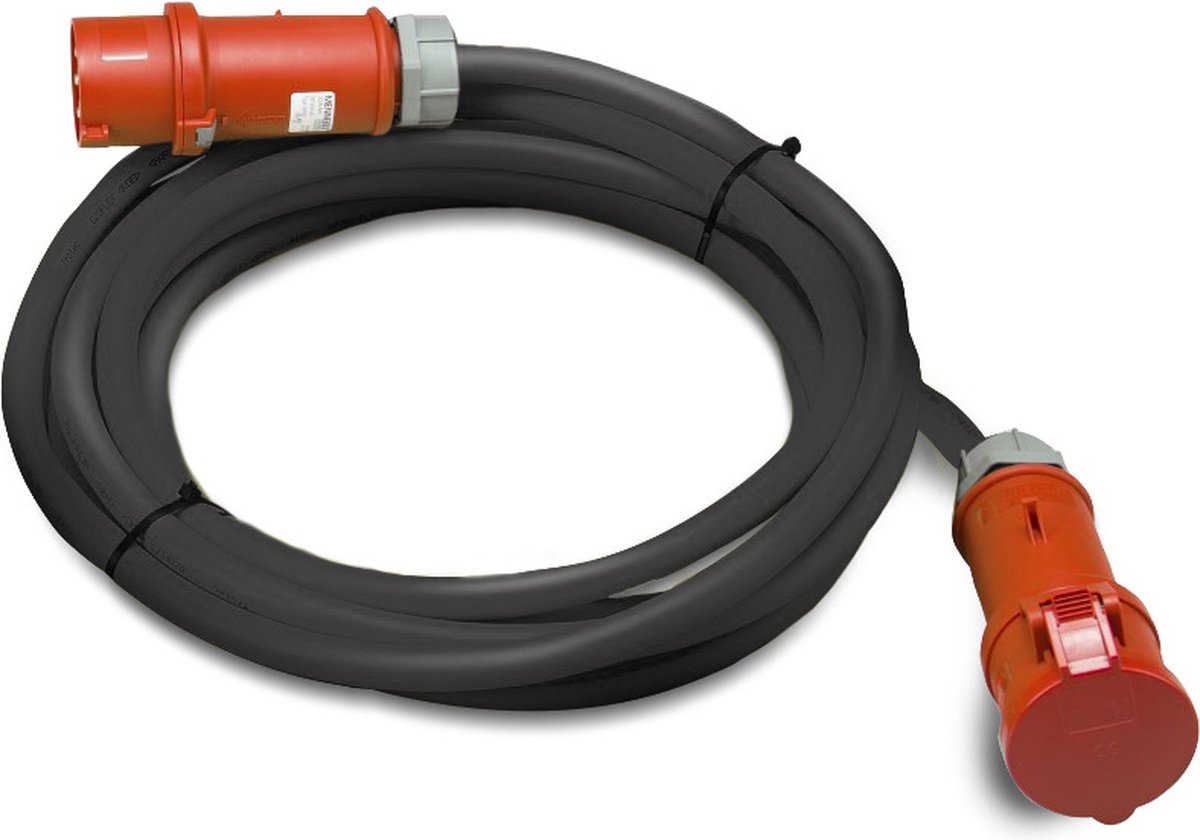 Cavo di prolunga professionale 6 m / 400 V / 6 mm² - Made in Germany
